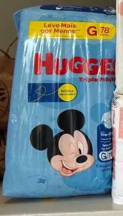 Fralda Huggies 78 unidades G