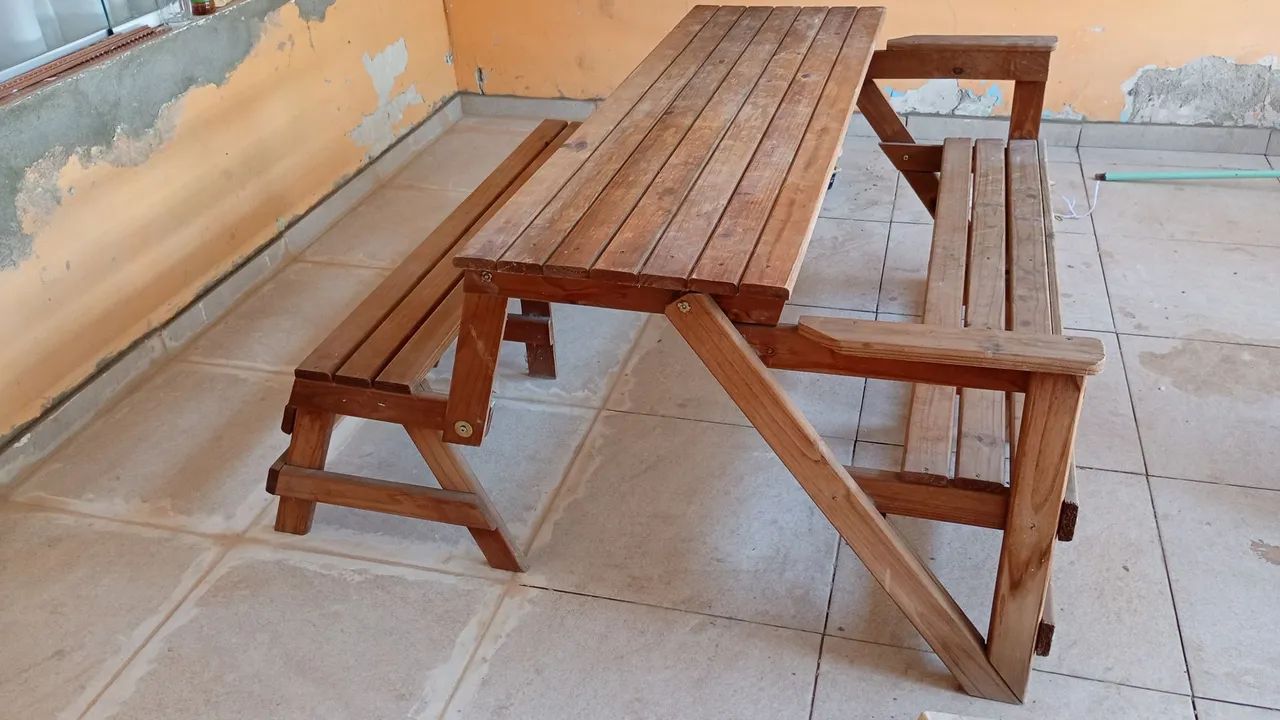 Banco que vira mesa - Foto 2
