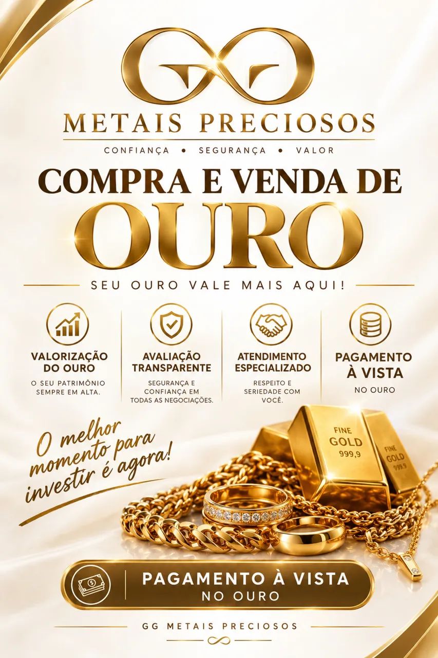 Compra e venda de joias em ouro .