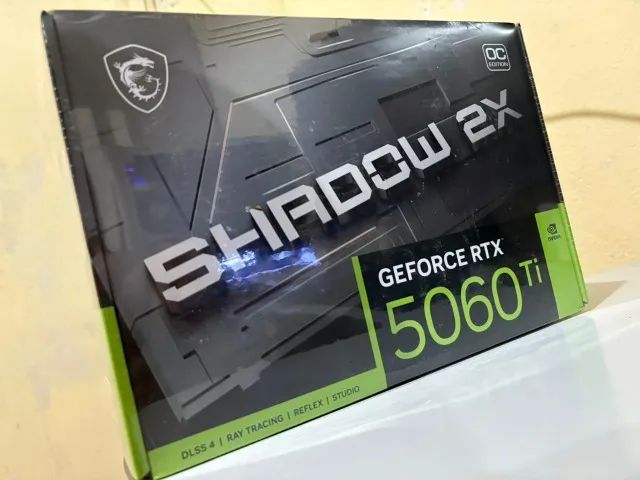 Placa de Vídeo RTX 5060ti 8gb NOVA LACRADA MSI