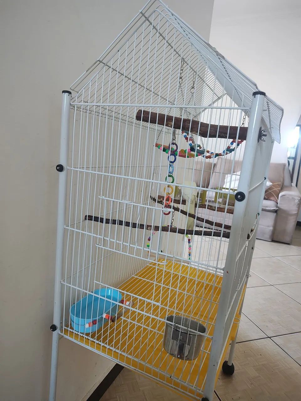 Gaiola espaçosa completa  - Foto 2