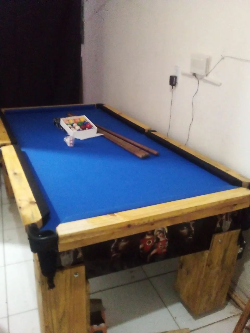 Mesa de sinuca customizada com som adaptado - Foto 3