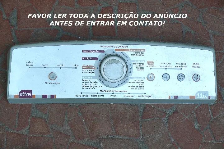 Placas e painel lavadora Brastemp BWL11