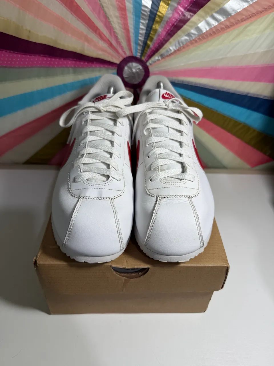 Nike Cortez White Varsity Red - Foto 2