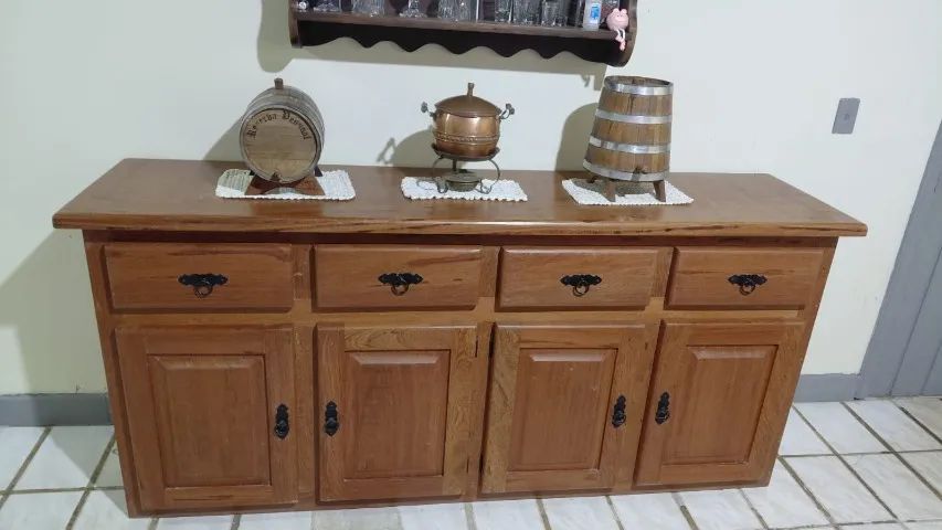 Balcão Buffet em madeira maciça - Foto 3
