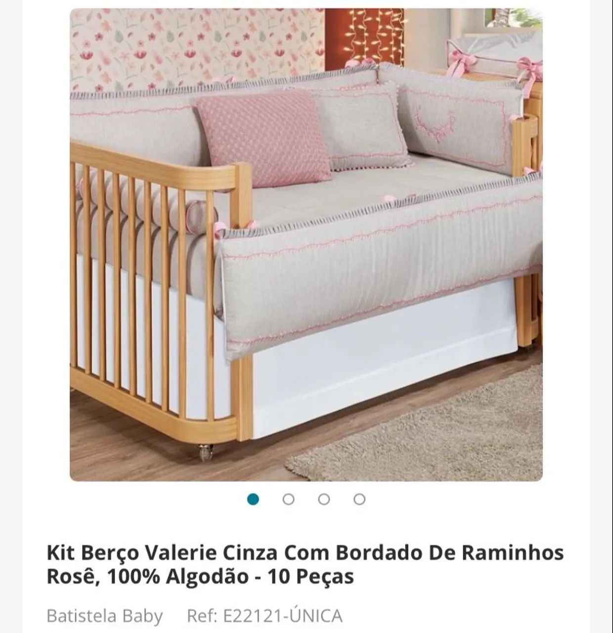 Kit berço Batistela 10 peças 