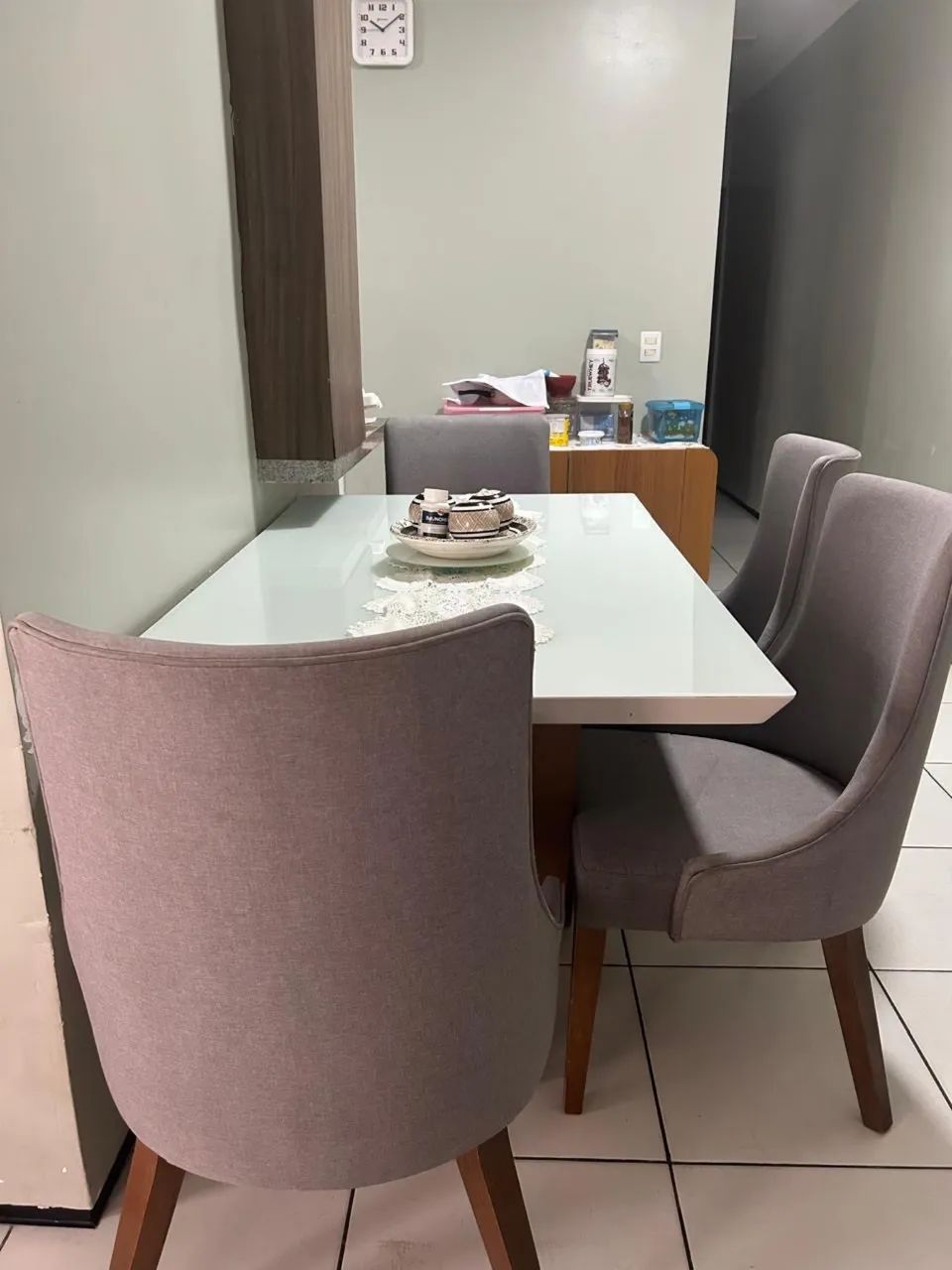 Mesa com tampa de vidro 4L - Foto 4