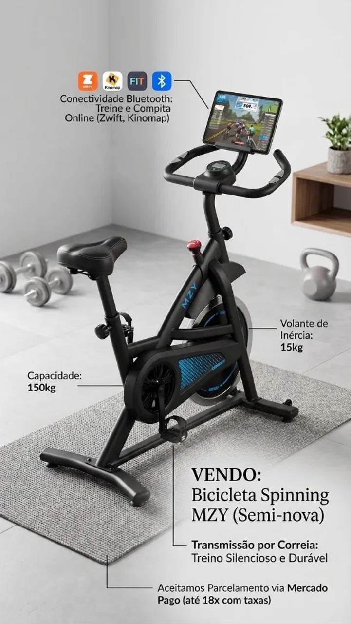 VENDO BICICLETA SPINNING 
