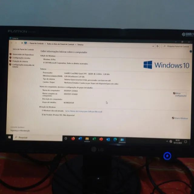 PC completo com monitor, teclado e mouse - Funcionando - Foto 2