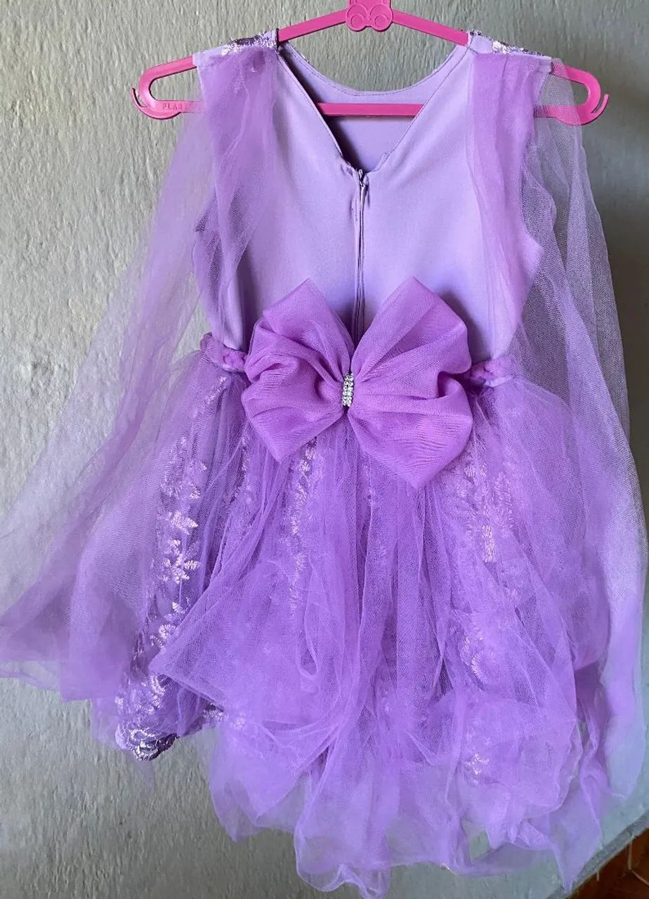 Vestido Borboleta lilás  - Foto 2