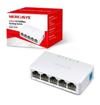 Switch 5 portas MS105 Mercusys 100Mbps