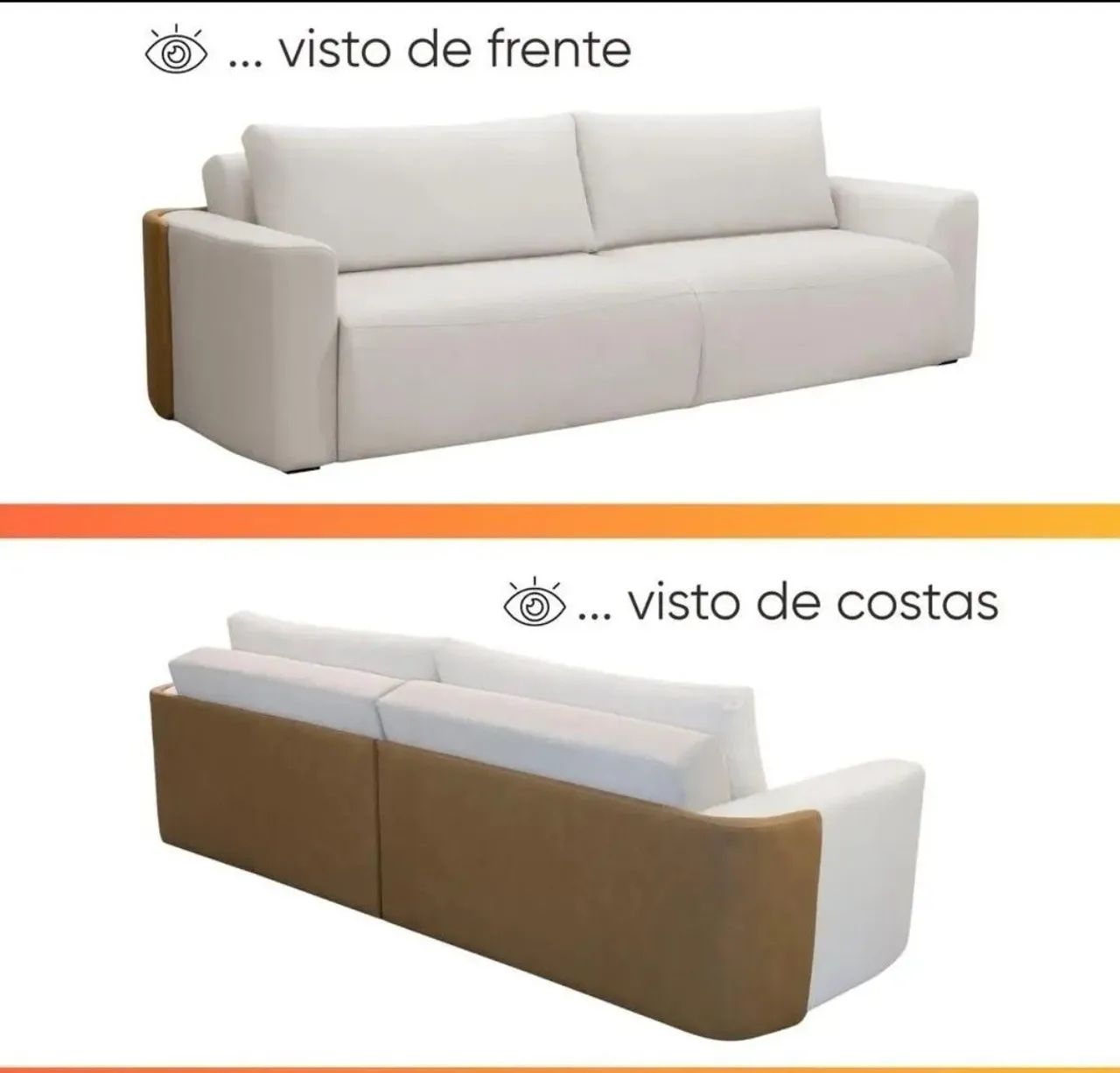 Vendo sofá cama com molas ensacadas molas aspiras  direito da fábrica  - Foto 3