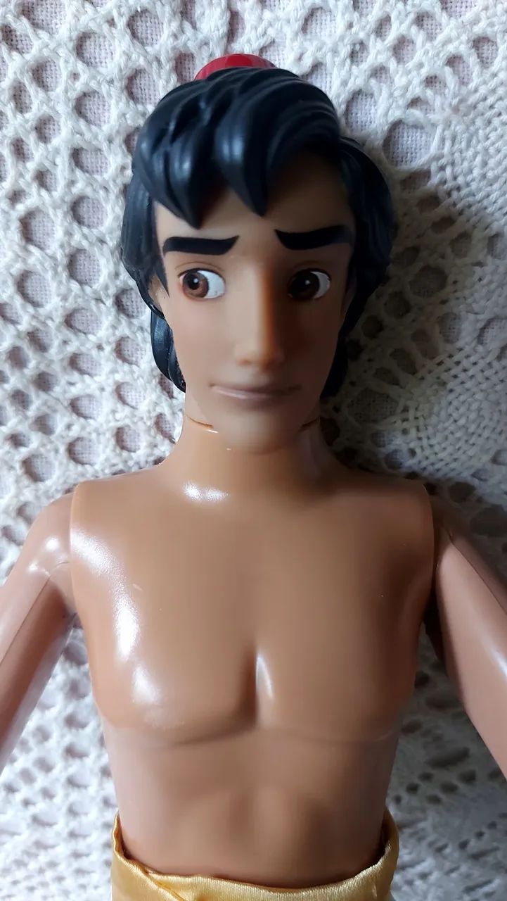 Boneco Aladdin Disney  ( usado) - Foto 3