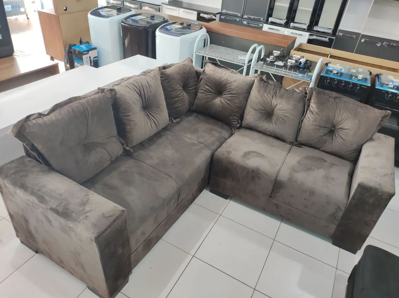 Sofá de canto novo  - Foto 4