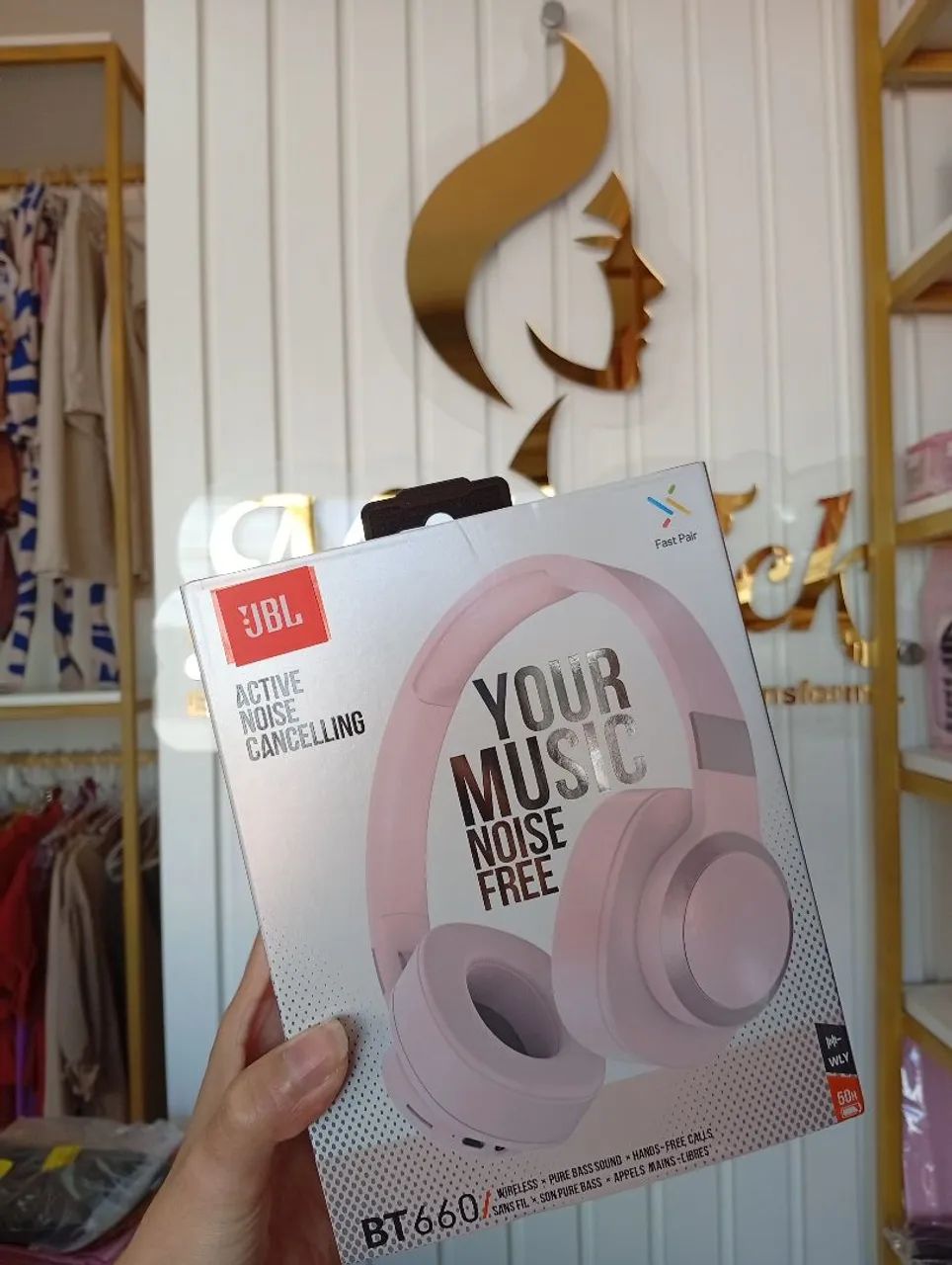 Fone de passadeira Rosa