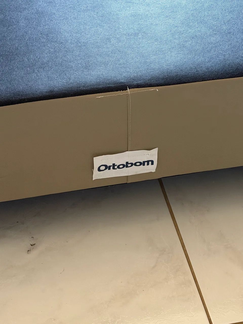 Cama King Size Ortobom Completa - Base + Colchão - Foto 4