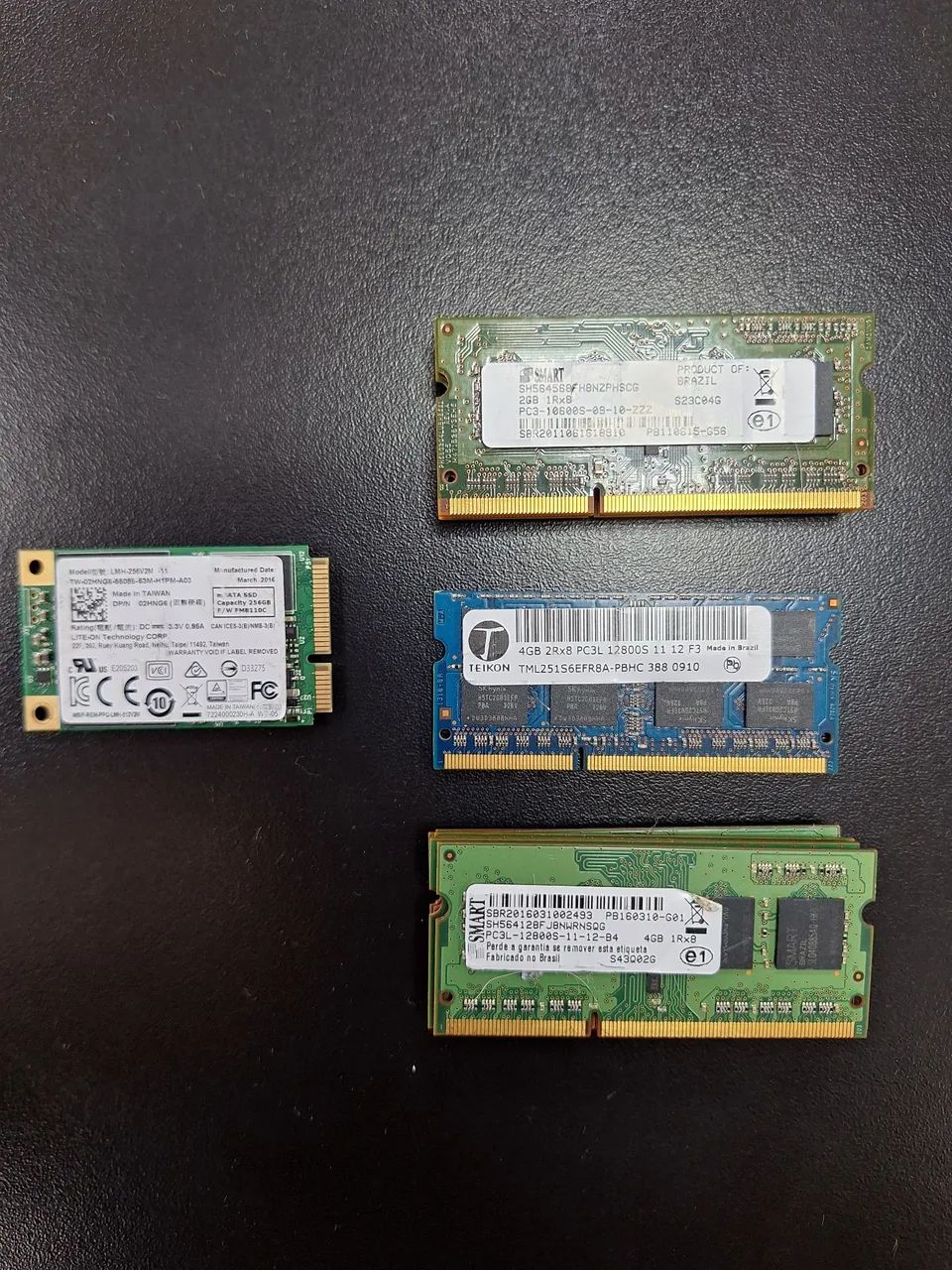Memória RAM e SSD