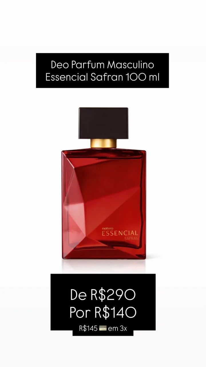 Essencial Safran masculino 100ml