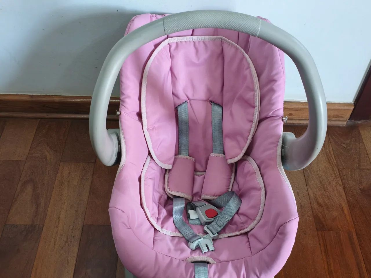 Bebê Conforto Galzerano Rosa + base - Foto 5