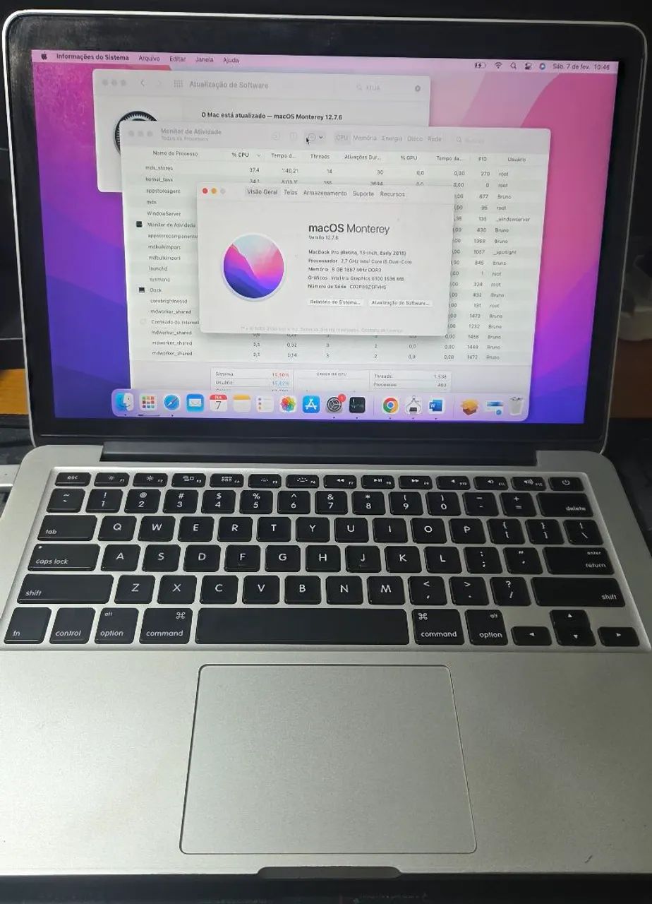 Notebook Apple Macbook PRO A1502 - Foto 2