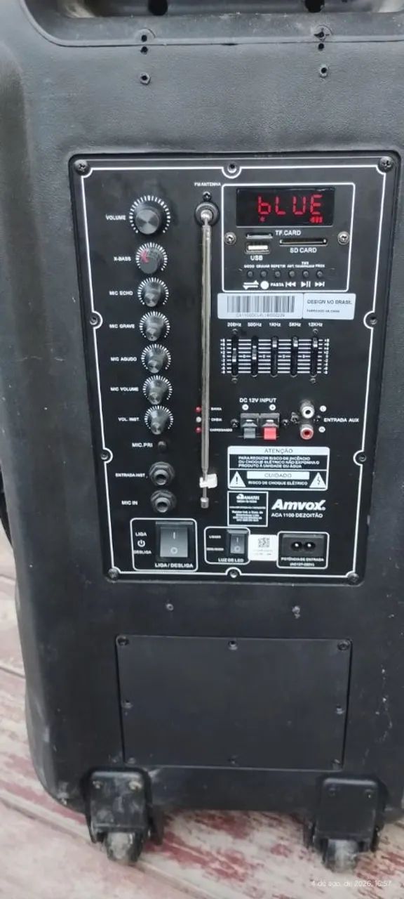 caixa de som amvox dezoitao 1100w  Rms - Foto 2