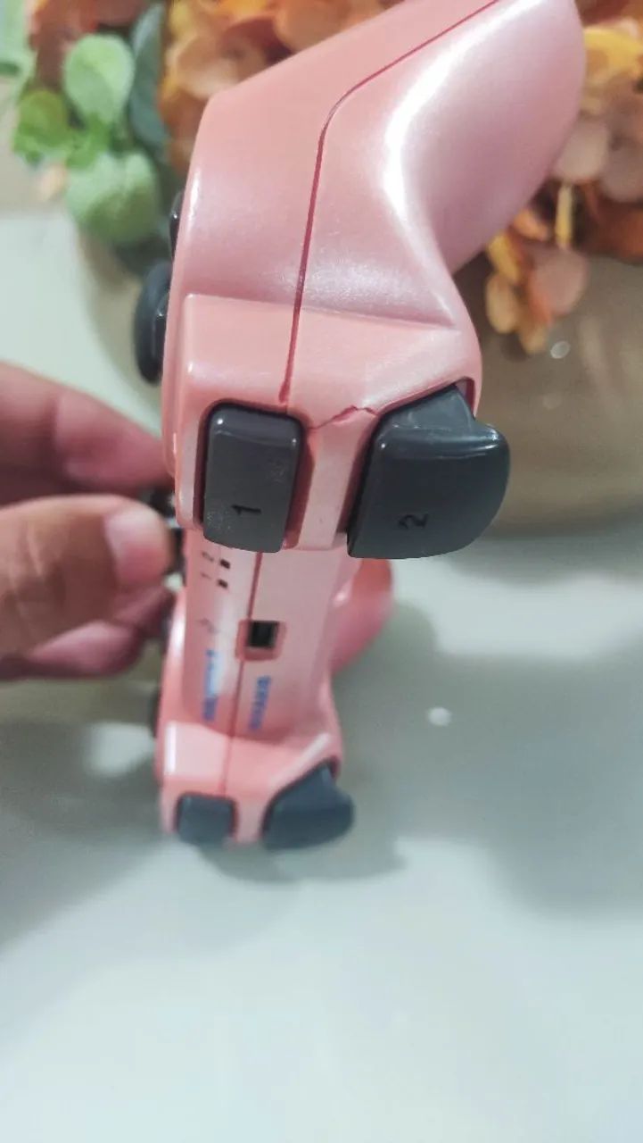 Controle PS3 rosa perolizado  - Foto 3