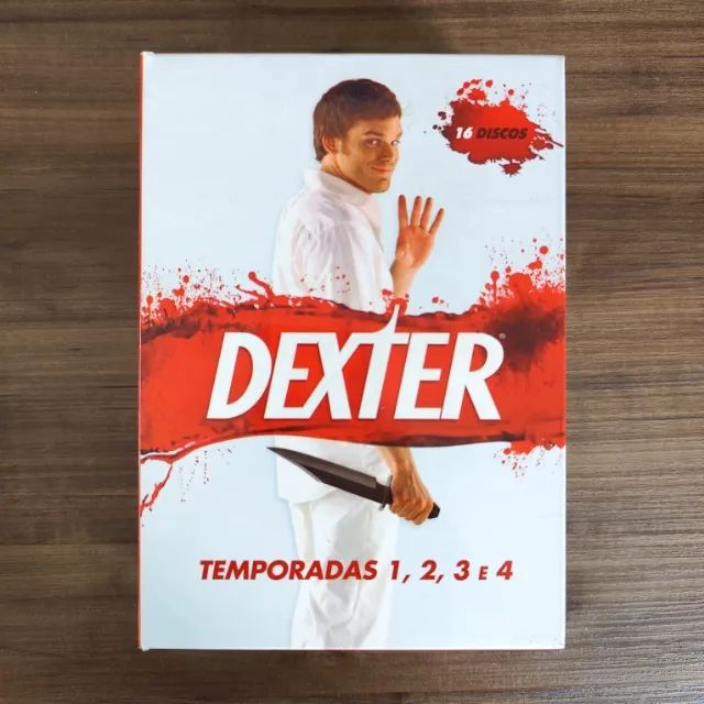 Box 16 DVDs Dexter - Temporadas 1, 2, 3 e 4