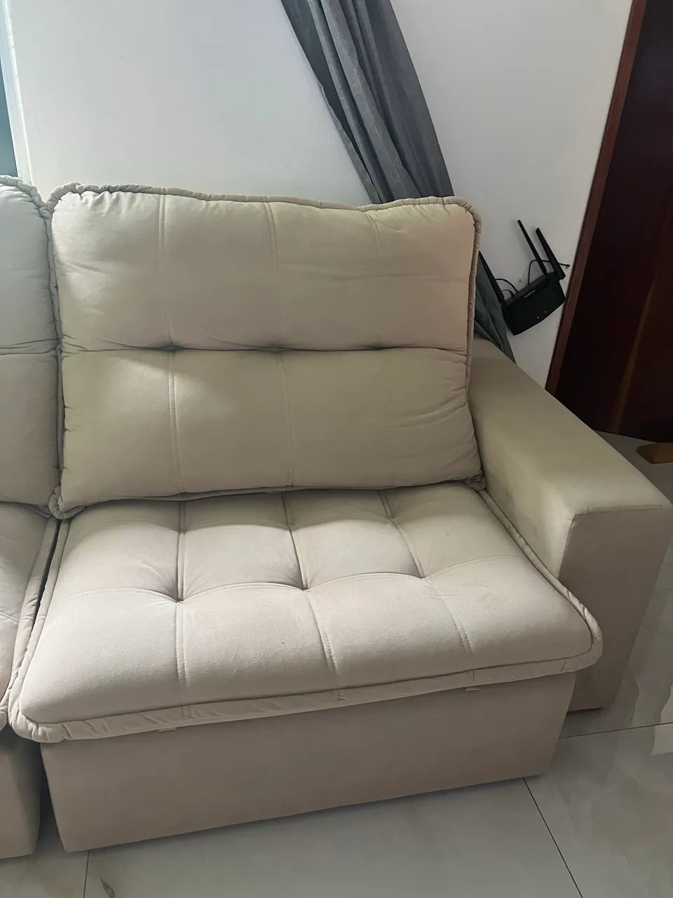 Sofá retrátil 2,50M ótima marca impermeabilizado 