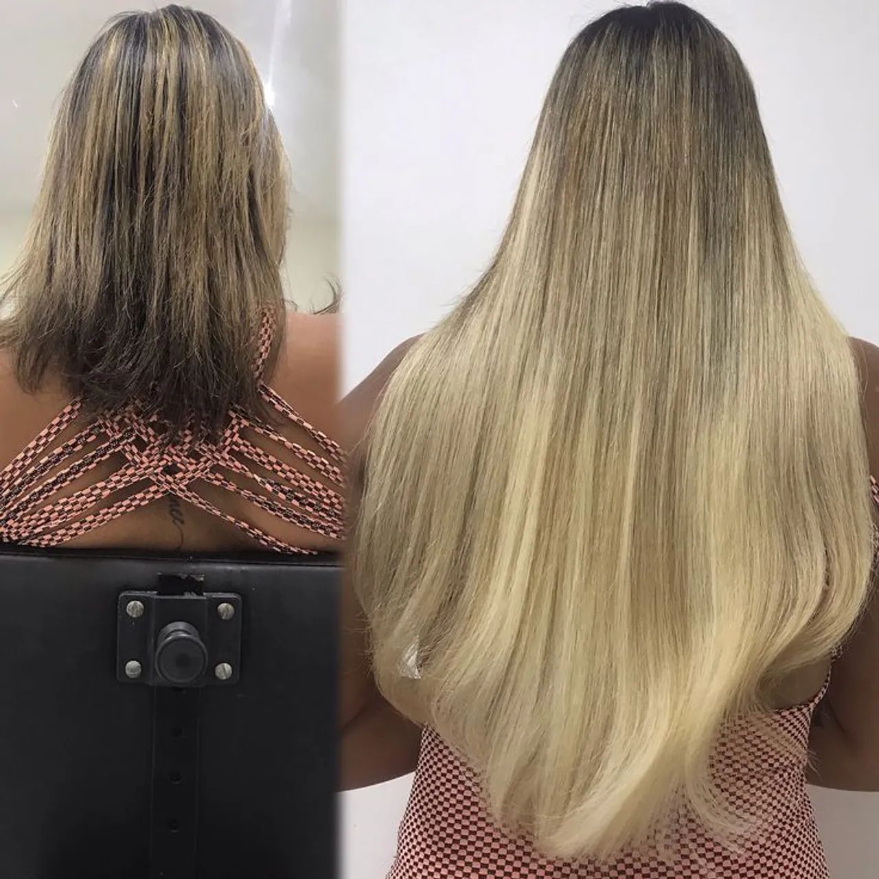 Aplicação de mega HAIR 
