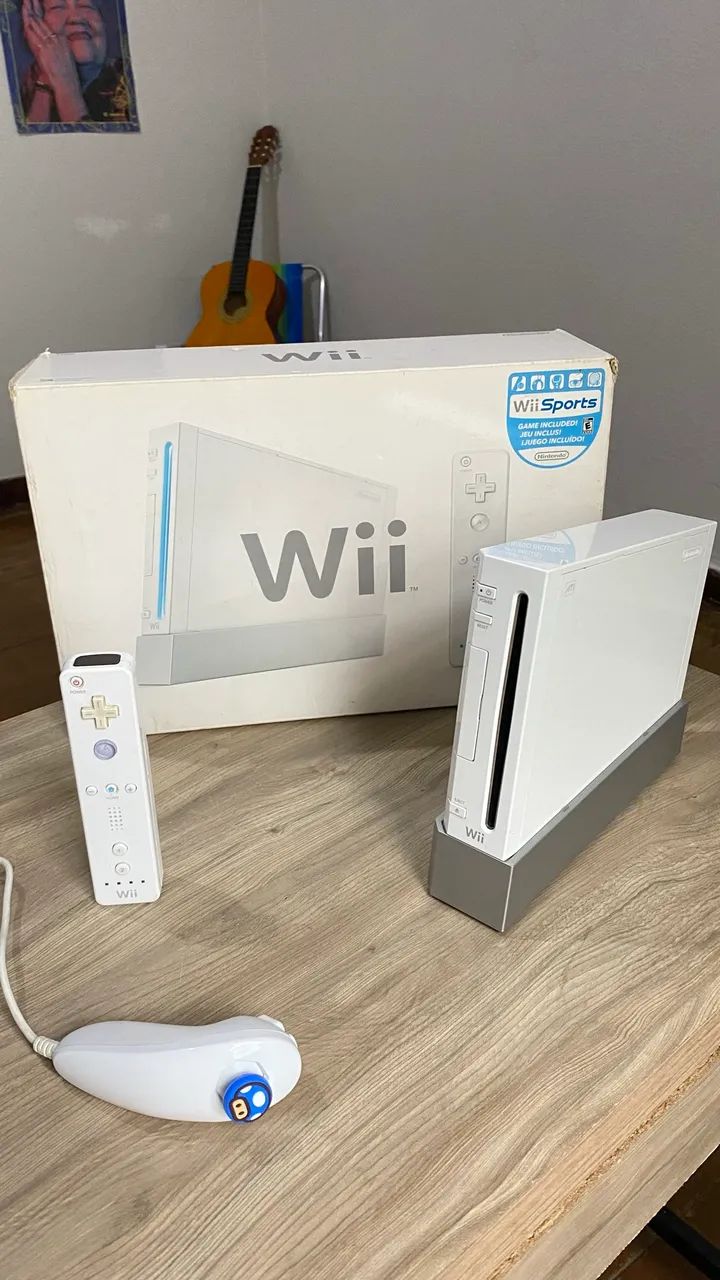 NINTENDO WII ORIGINAL NA CAIXA  - CIB