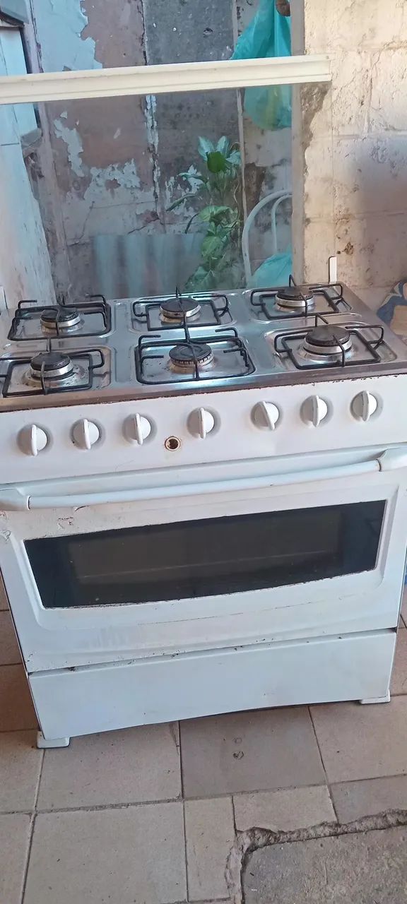 Fogão com registro 
