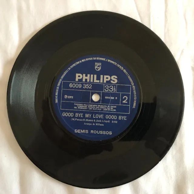 Demis Roussos: Forever And Ever (1973) Disco Vinil Compacto - Foto 5