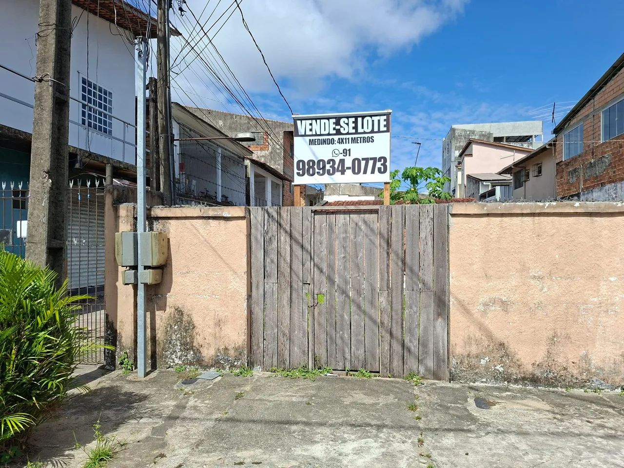 Vende se Lote 4mts  X 11mts.