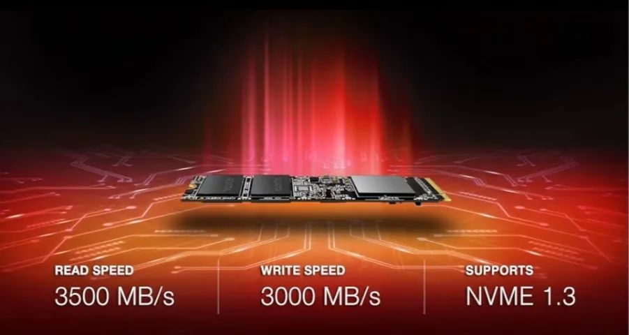 SSD Adata XPG ASX8100 512GB M.2 NVMe, Leitura 3500MB/s, Grava