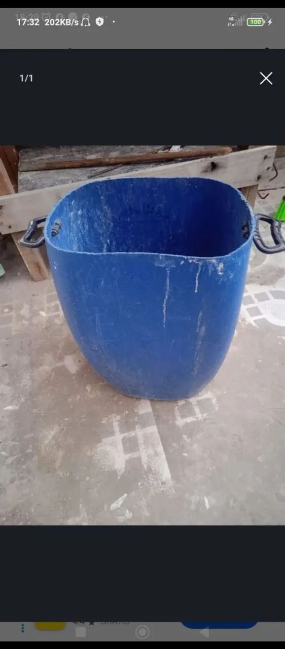 Vendo um balde por $30reais pagamento á vista no dinheiro ou pix 