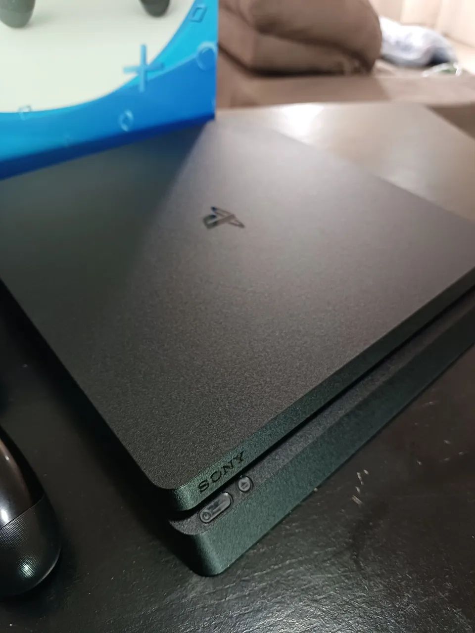Ps4 slin 1TB Impecavel Zero + GTA 5 Midia Fisica  - Foto 4