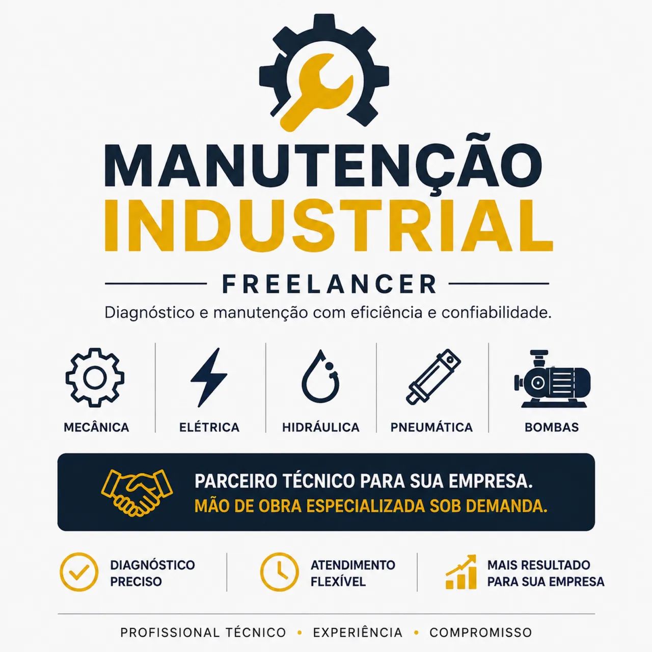 Técnico em eletromecânica industrial freelancer 