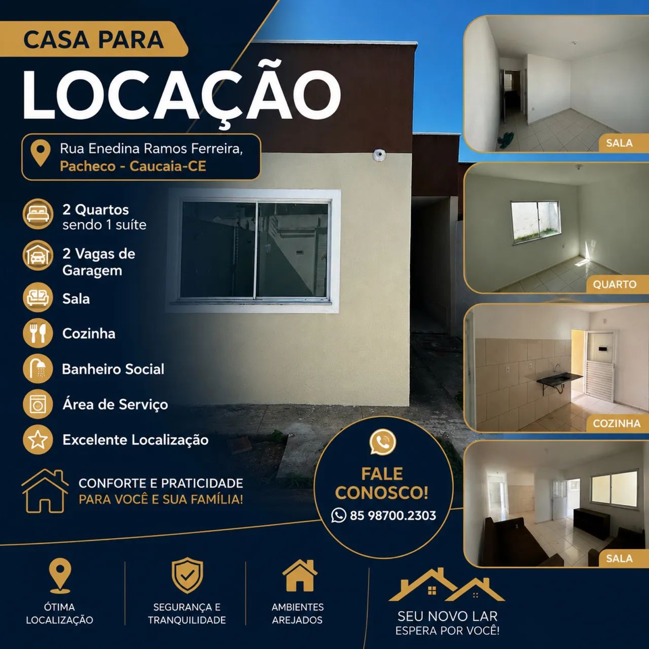 Casa para Alugar Pacheco 