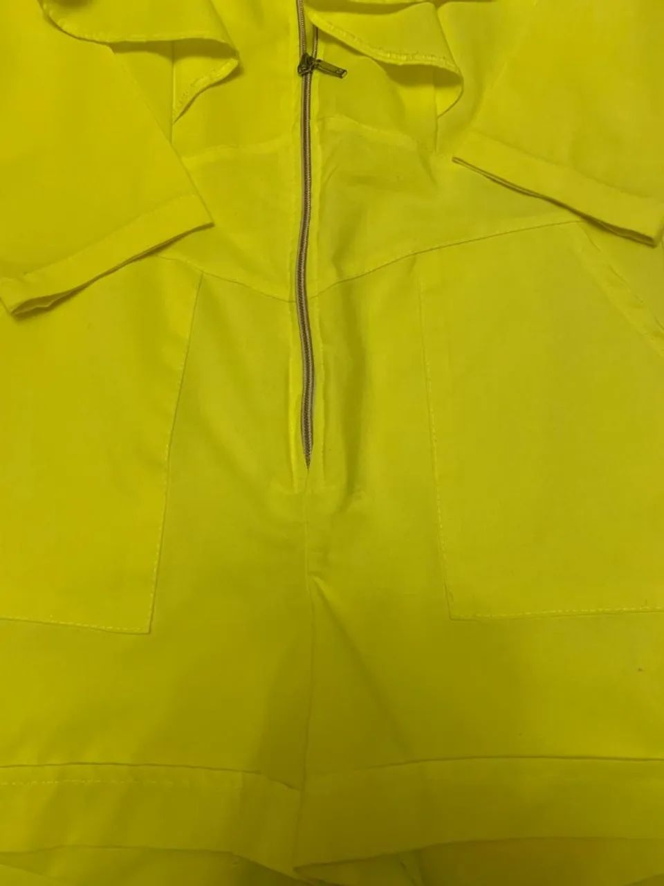 Macacão infantil amarelo neon - Foto 5