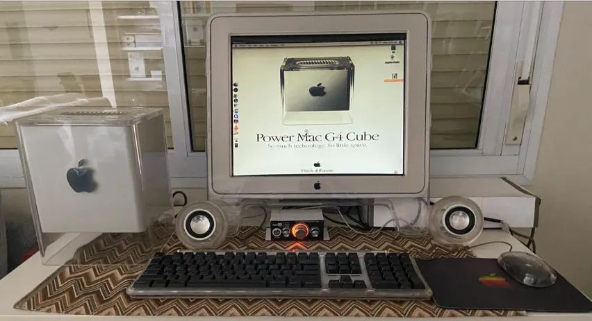 Apple Powermac G4 Cube. Conjunto. - Computadores e Desktops