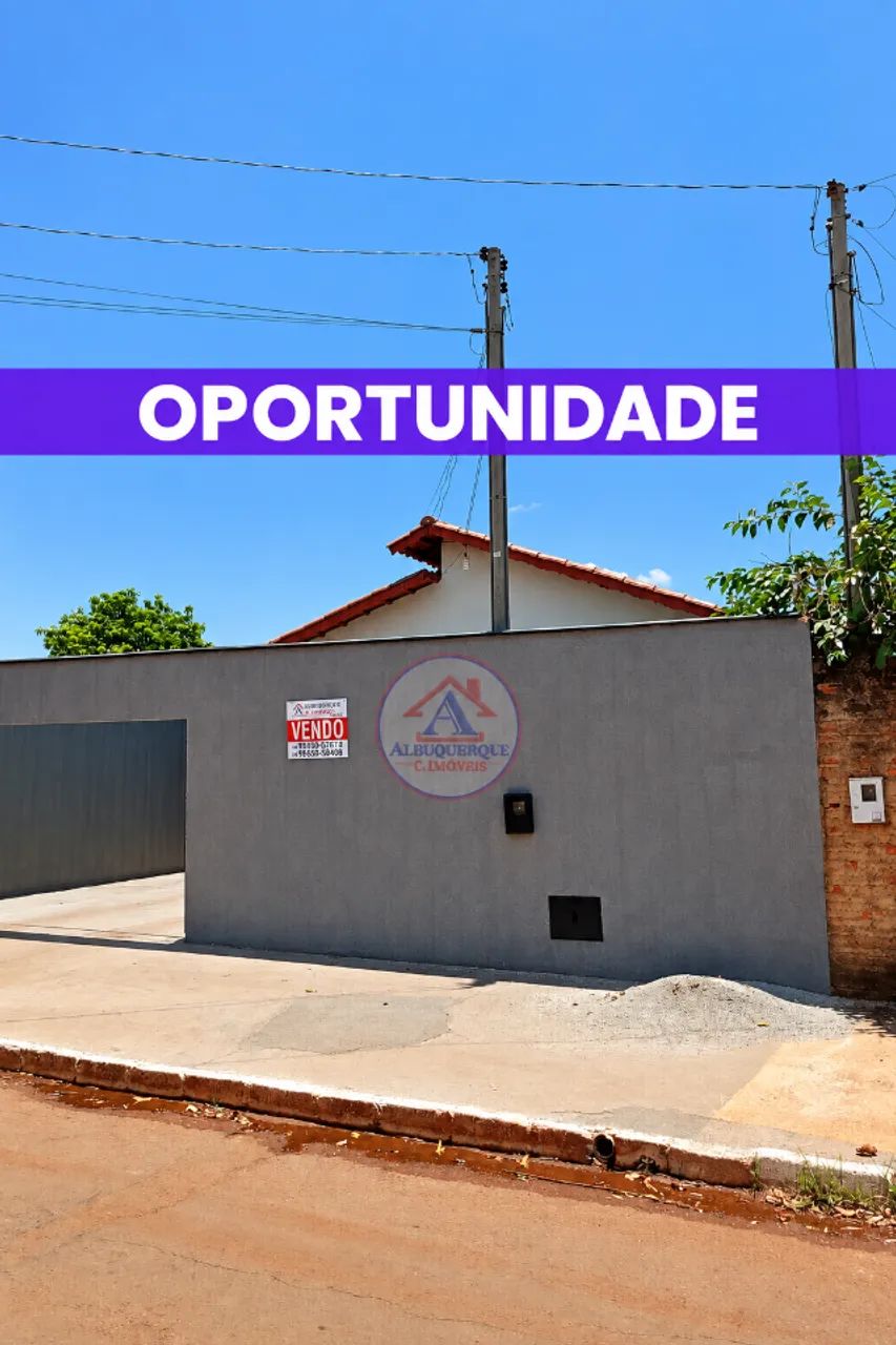 CASA 3 QUARTOS - RECANTO DO BOSQUE