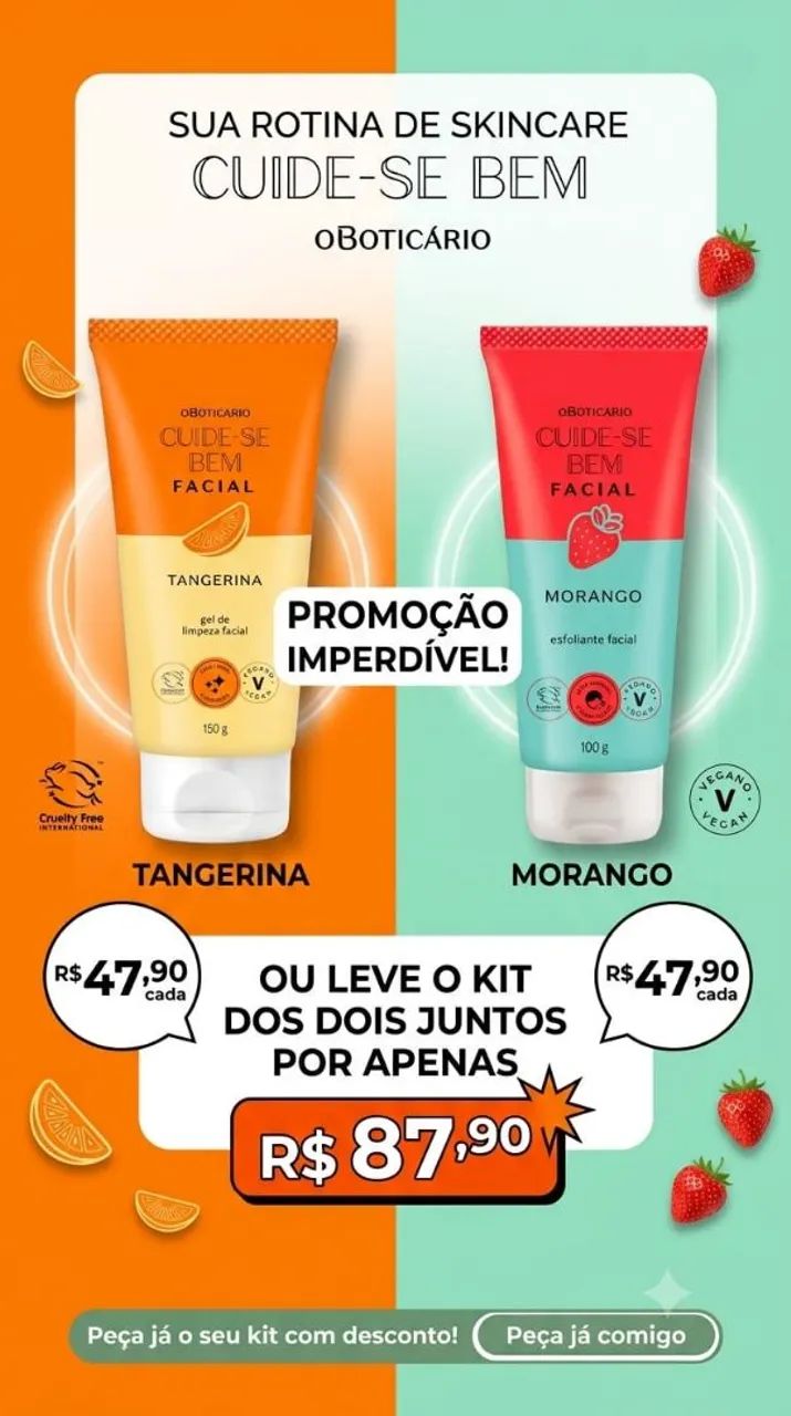 KIT limpeza fácil O Boticário 