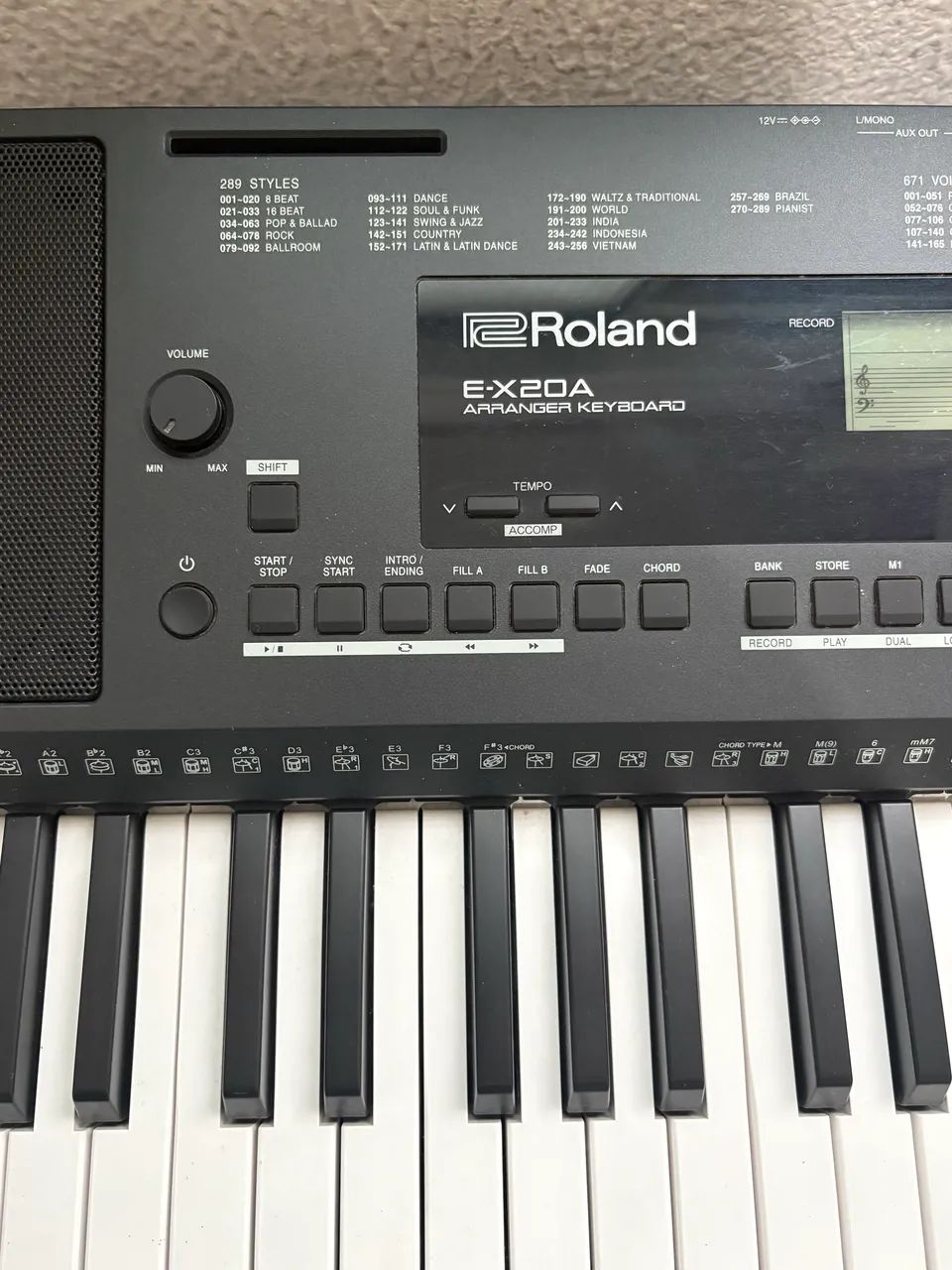 Teclado Roland ex20 A