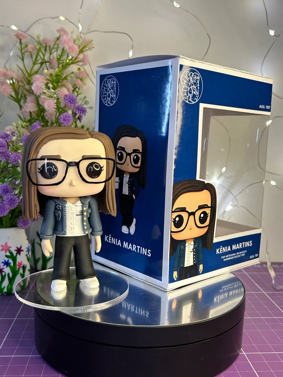 Boneco funko pop personalizado com caixa