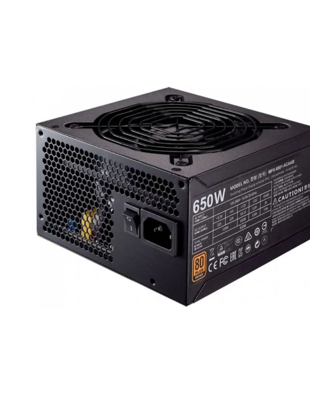 Fonte cooler master 80 plus bronze ? 650