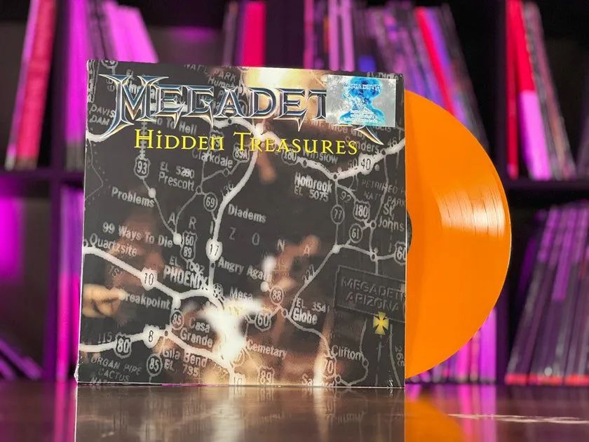 LP vinil Megadeth Hidden Treasures colorido 