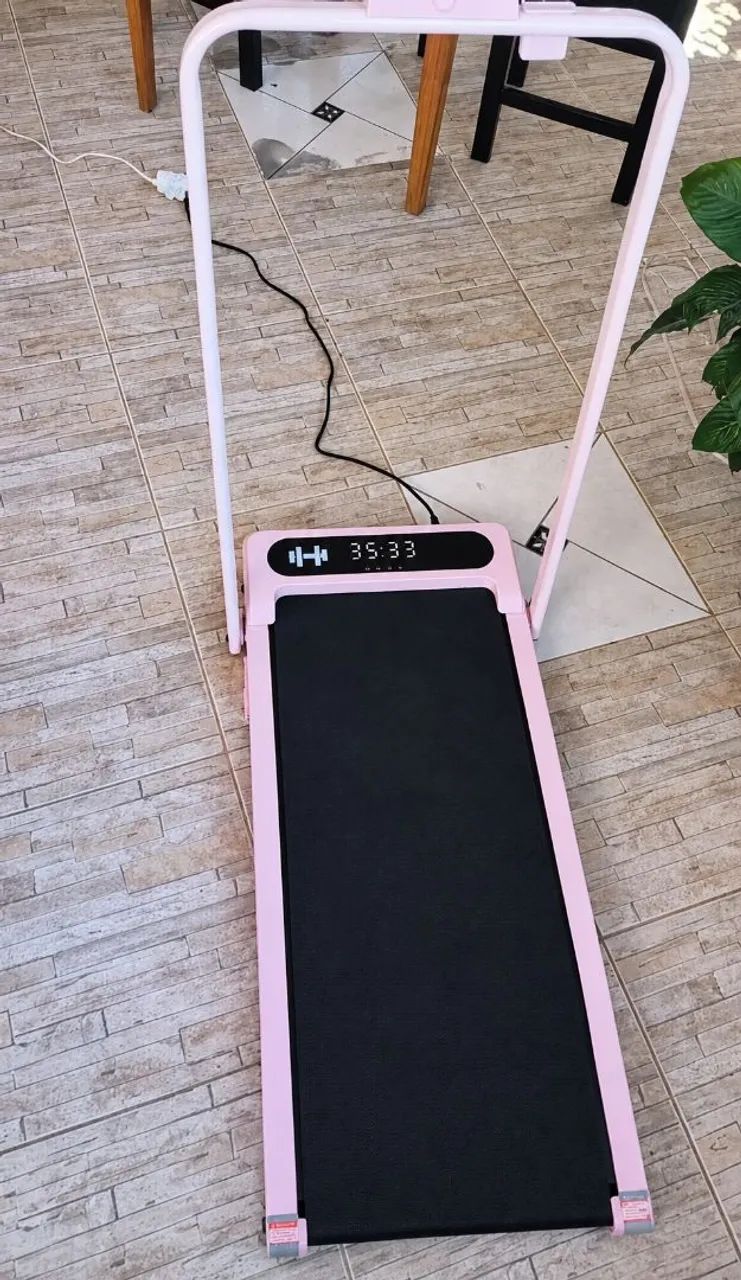 Esteira Heroi Rosa com controle NOVA - Foto 2