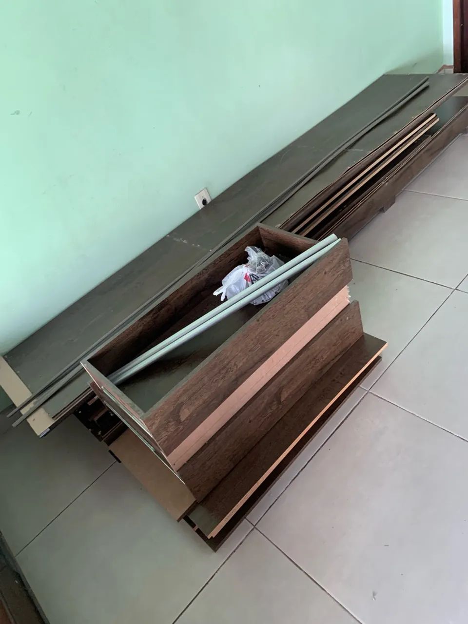 Guarda roupa de casal mdf branco  - Foto 2
