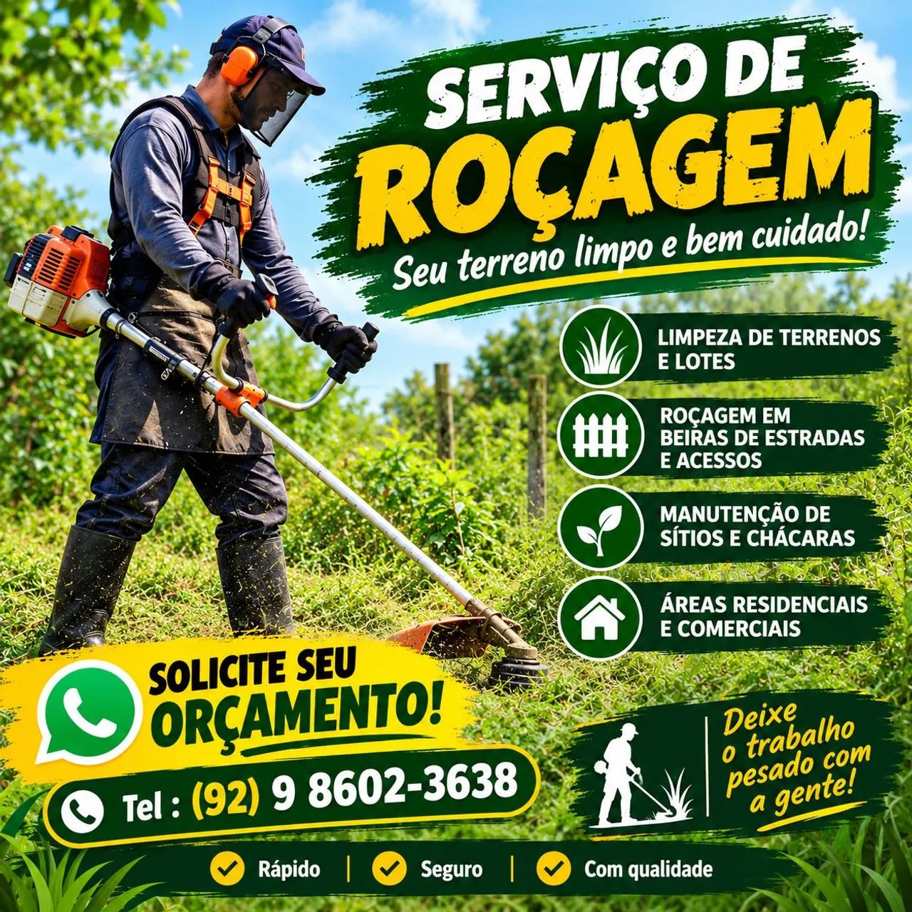 Roçagem ( orçamento )