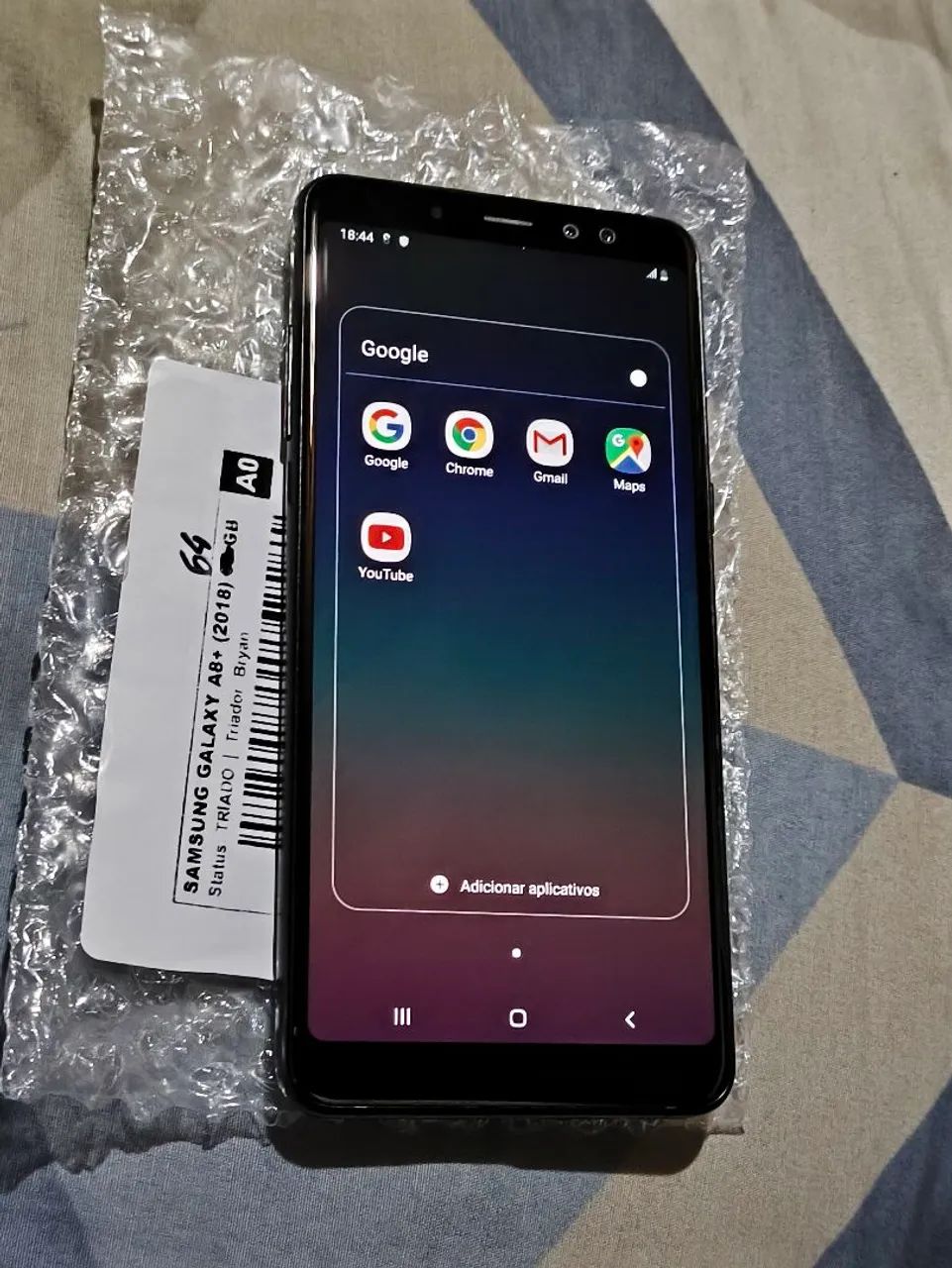 Samsung a8+ 64gb perfeito  - Foto 3